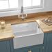 Butler & Rose Ceramic Fireclay Belfast Traditional Kitchen Sink with Weir Overflow - 595 x 455mm