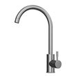 Vellamo Revolve Brushed Stainless Steel Mono Kitchen Sink Mixer Tap