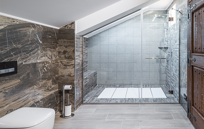 Sloped Ceiling Wet Room